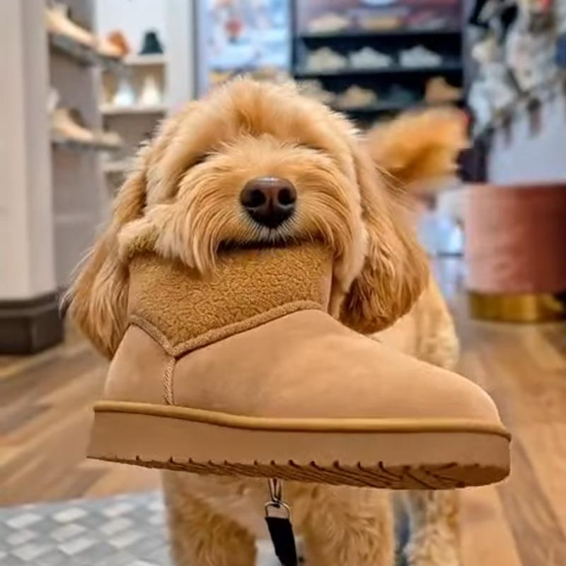 Rocco enjoying the new UGG collection
