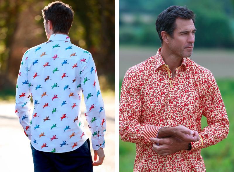 Claudio Lugli raceday and baroque shirts