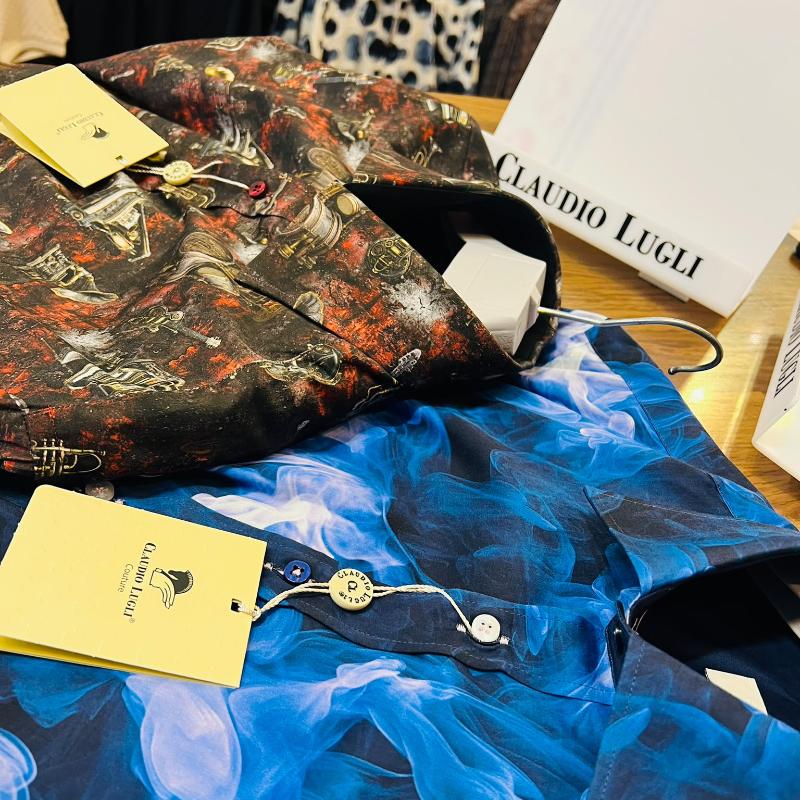 Claudio Lugli shirts at Cube Clothing