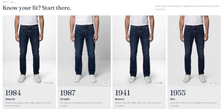 Mishmans Jeans - The Fit Wall