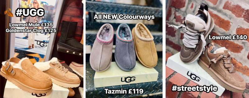 UGG range at Cube Clothing Autumn Winter 2026